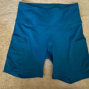 lululemon athletica Blue Athletic Shorts